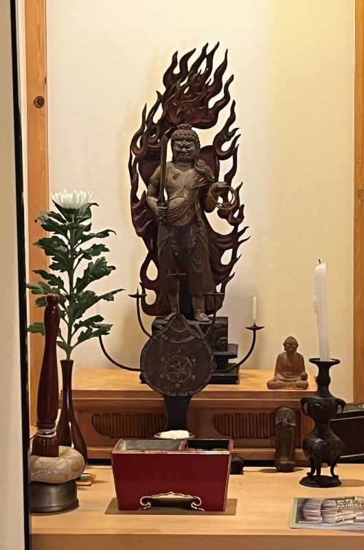 不動明王像「牡丹餅不動」